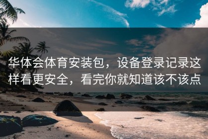 华体会体育安装包，设备登录记录这样看更安全，看完你就知道该不该点
